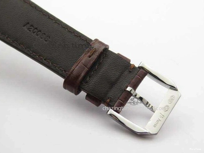 MIROTIME 0331 Sustainable Portuguese IW5444 SS White Dial RG Numbers On Brown Leather Strap A 7256